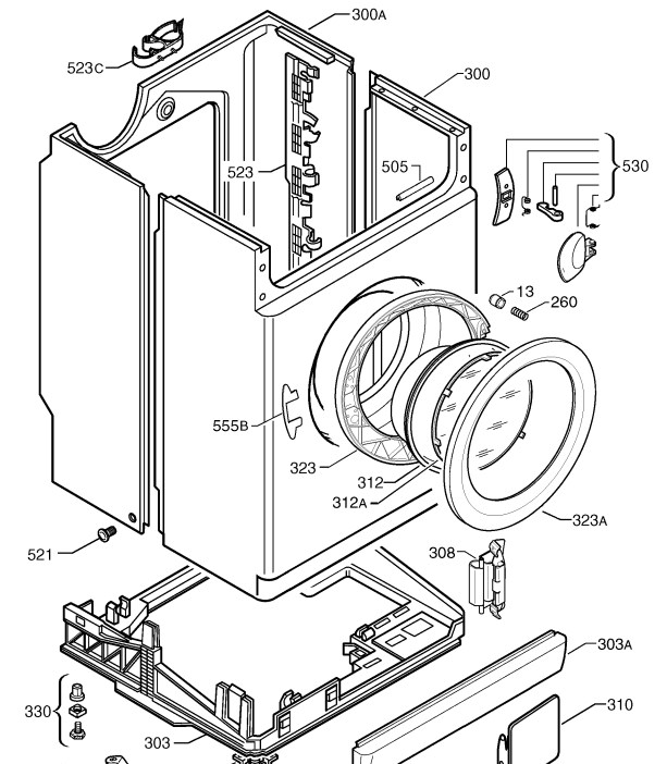 Схема стиральной машины AEG L 16820