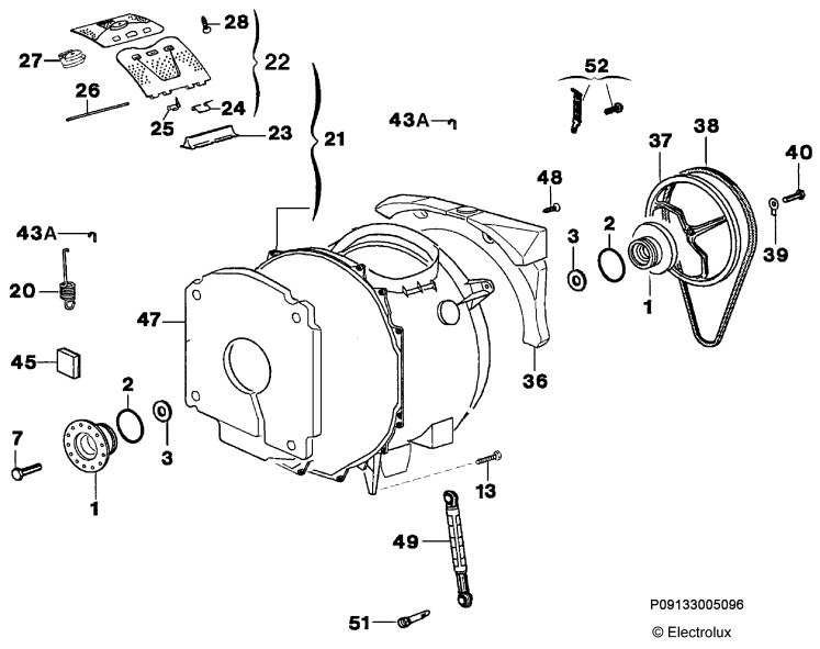 Схема стиральной машины AEG L 46010 L