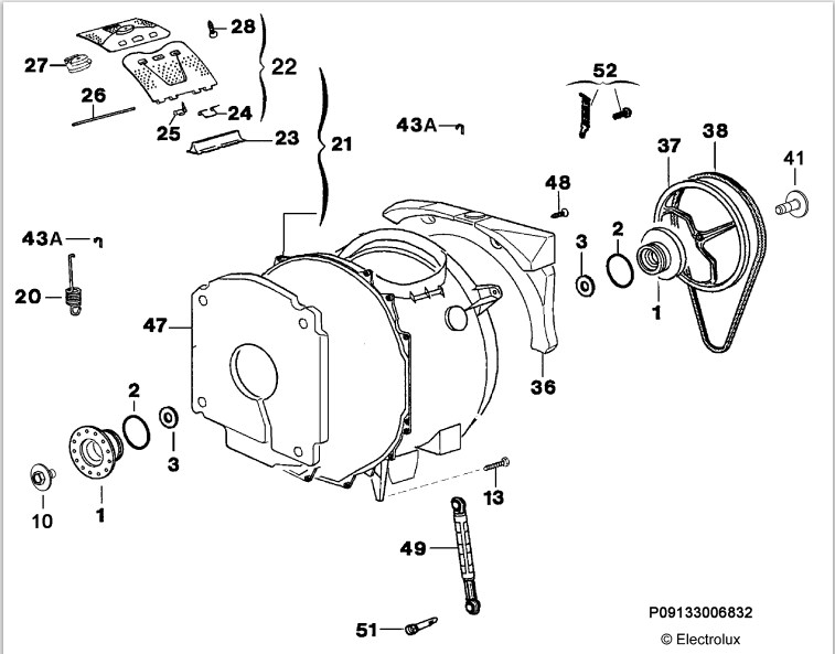 Схема стиральной машины AEG L 48580