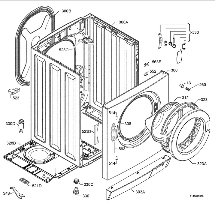 Схема стиральной машины AEG L 76850