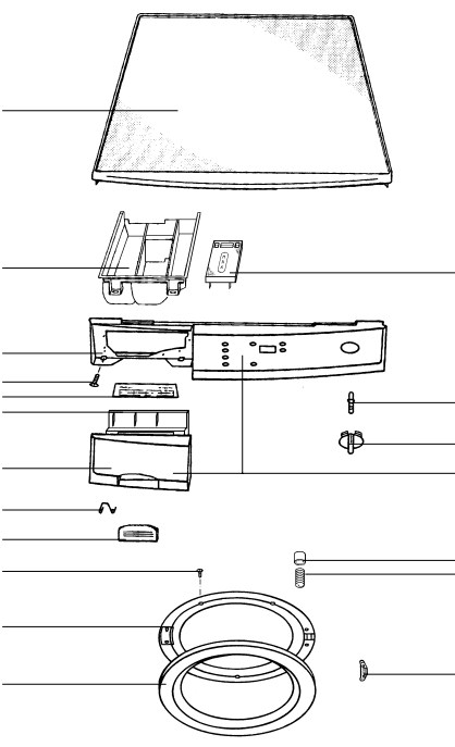 Схема стиральной машины AEG LAV 88830 W