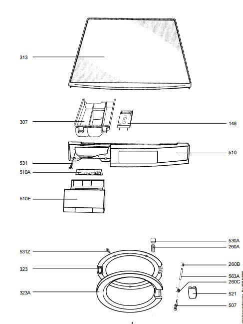 Схема стиральной машины AEG LL 1610