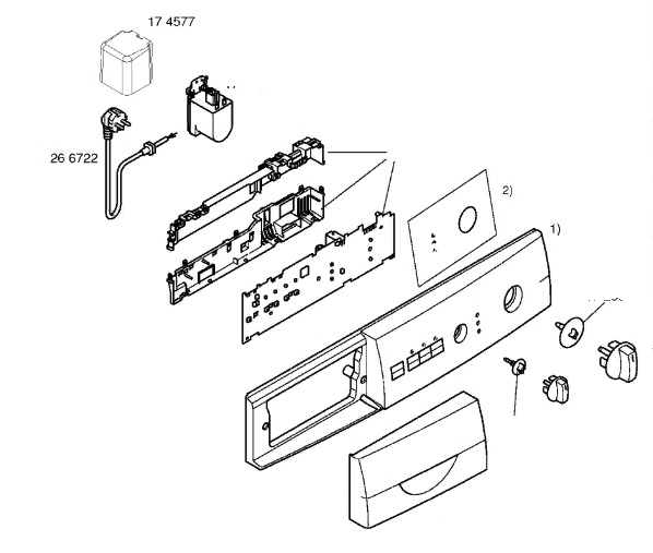 Схема стиральной машины Bosch B1WTV 3003 A