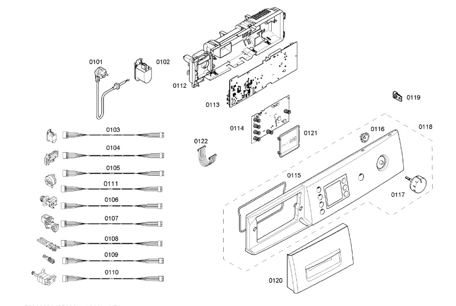 Схема стиральной машины Bosch WAE 20465