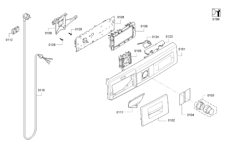 Схема стиральной машины Bosch WAW 32590
