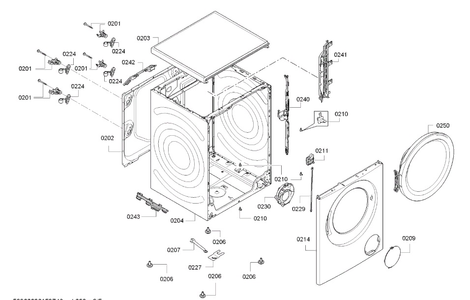 Схема стиральной машины Bosch WAY 32890