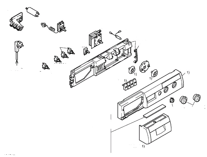 Схема стиральной машины Bosch WFB 1605 BY