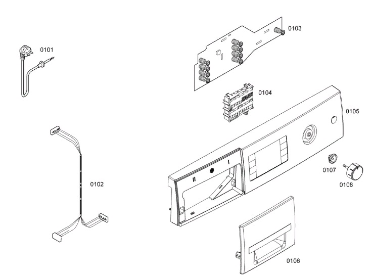 Схема стиральной машины Bosch WLM 20440