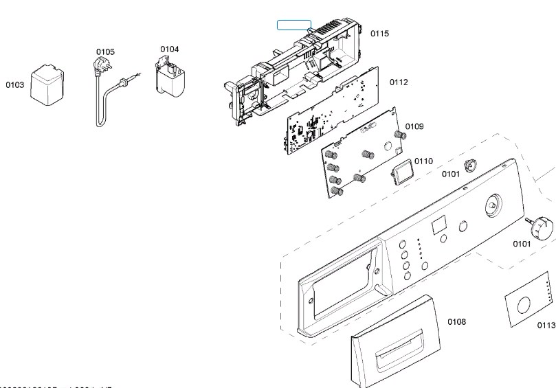 Схема стиральной машины Bosch WLX 20361
