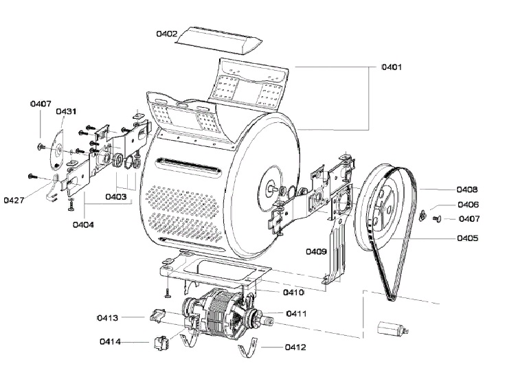 Схема стиральной машины Bosch WOT 20351 OE