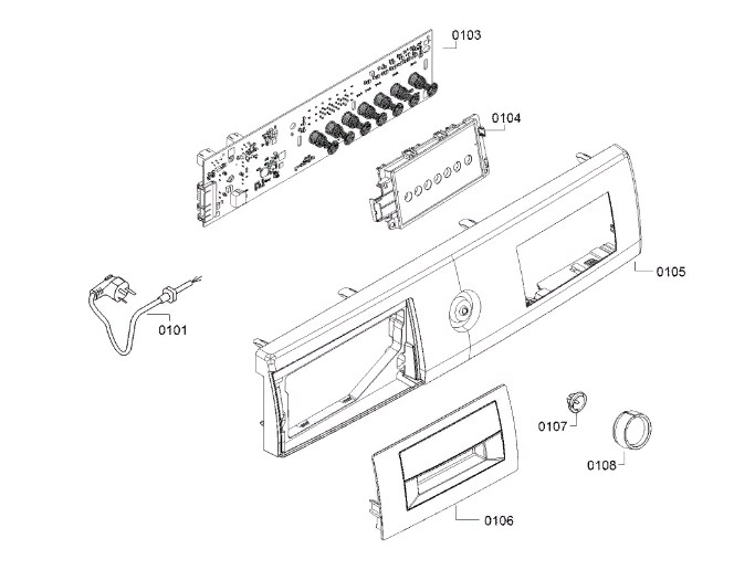 Схема стиральной машины Bosch WVG 30461