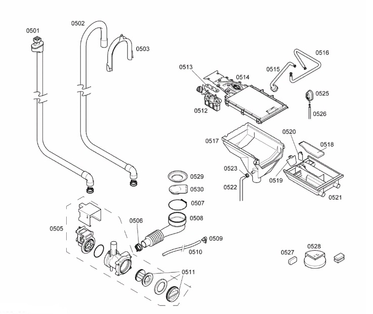 Схема стиральной машины Bosch WVTi 2840