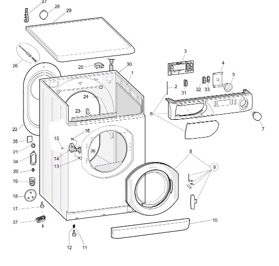 Схема стиральной машины Hotpoint-Ariston AMD 149 EU