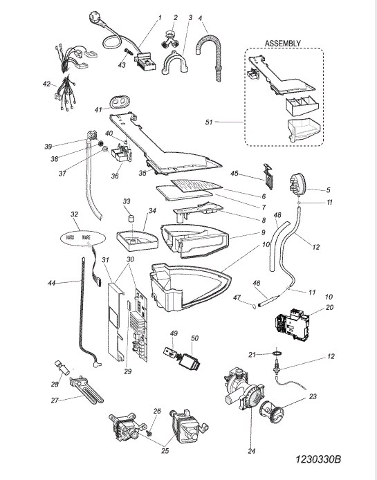 Схема стиральной машины Hotpoint-Ariston ARXF 129 EU