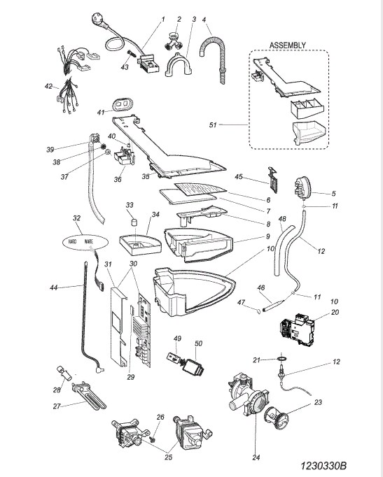 Схема стиральной машины Hotpoint-Ariston ARXL 88