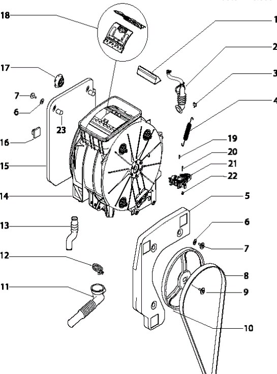 Схема стиральной машины Hotpoint-Ariston ATD 120