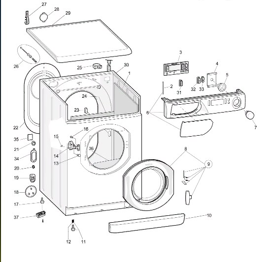 Схема стиральной машины Hotpoint-Ariston AVD 149 EX