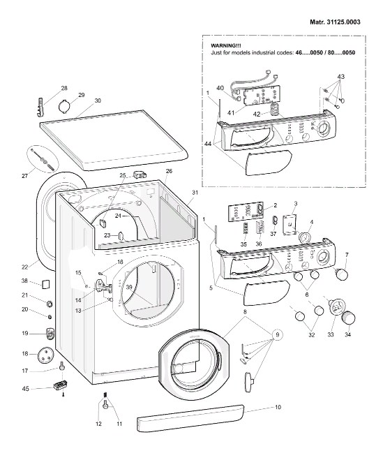 Схема стиральной машины Hotpoint-Ariston AVL 149