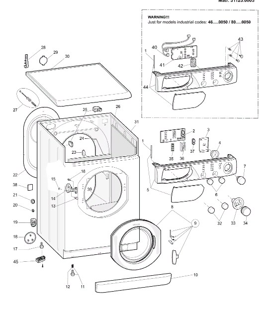 Схема стиральной машины Hotpoint-Ariston AVSL 1290 CSI