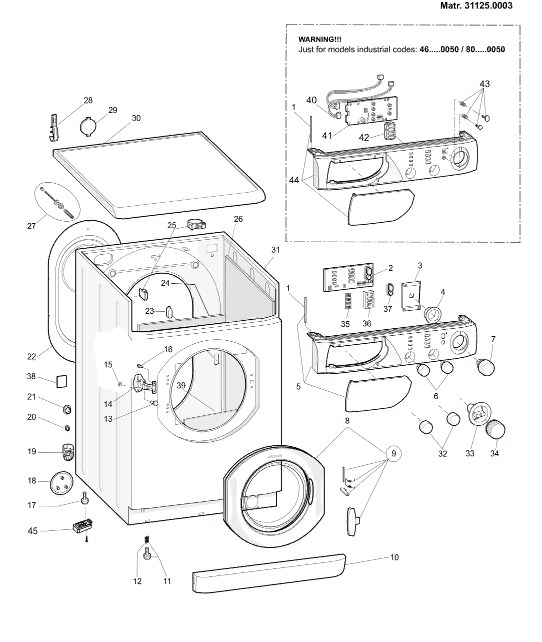 Схема стиральной машины Hotpoint-Ariston AVSL 80 EX