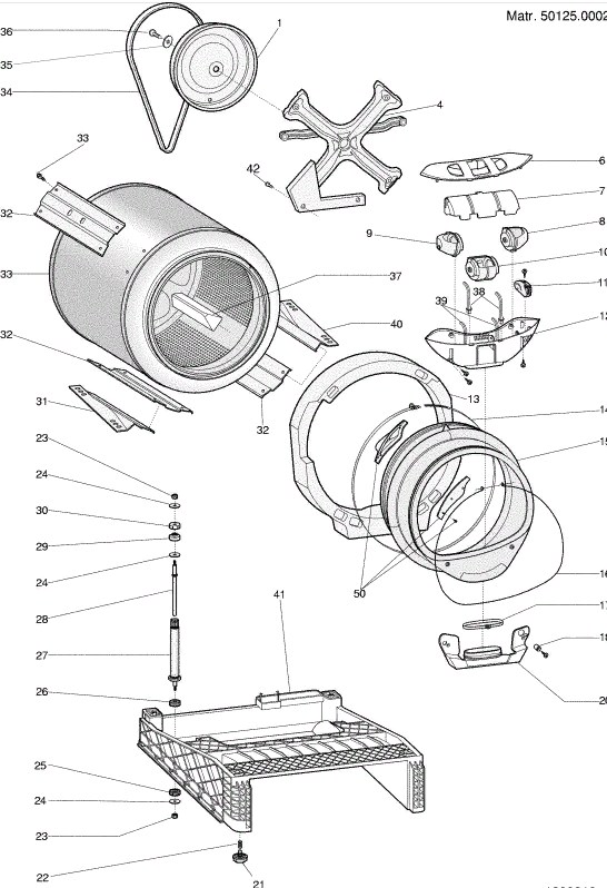 Схема стиральной машины Hotpoint-Ariston BS 1400 EX