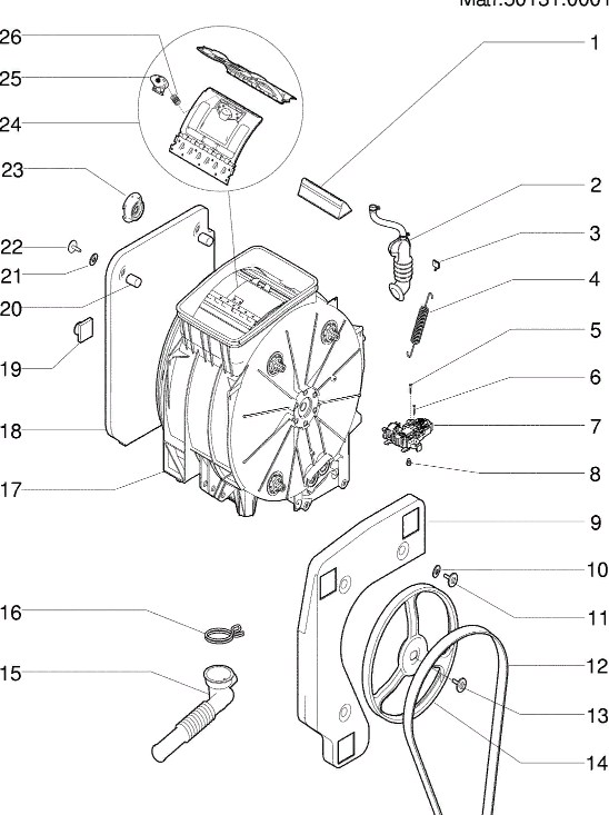 Схема стиральной машины Hotpoint-Ariston ECO8D 1492 K