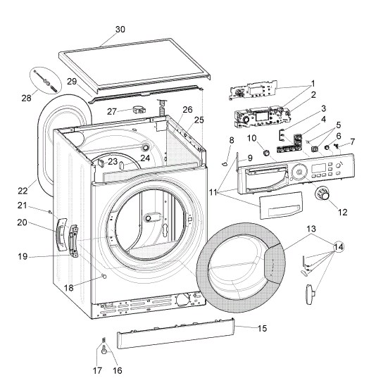 Схема стиральной машины Hotpoint-Ariston RST 602 X