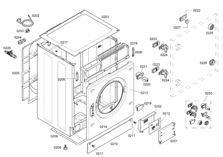Схема стиральной машины Siemens WDI 1440 EU