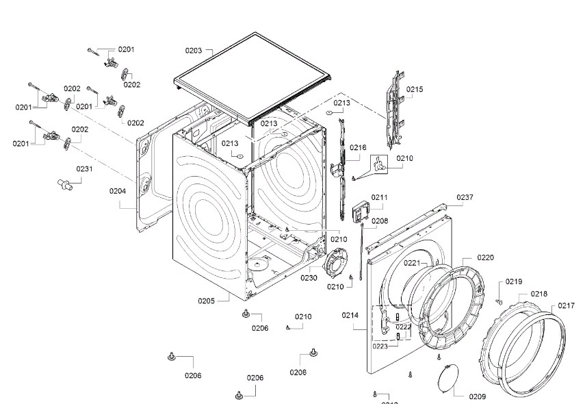 Схема стиральной машины Siemens WM 10E145