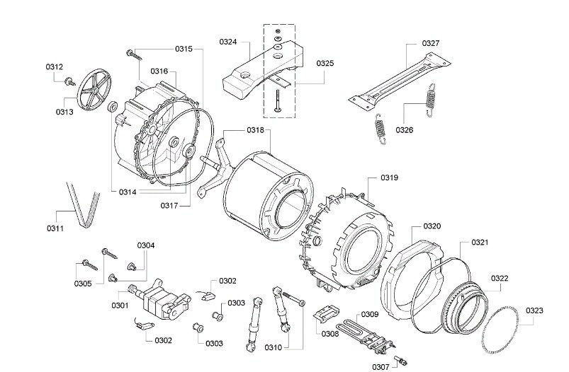 Схема стиральной машины Siemens WM 10S47A