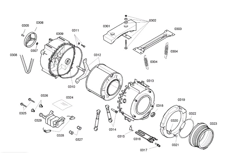 Схема стиральной машины Siemens WM 12E361 BY