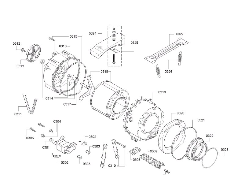 Схема стиральной машины Siemens WM 12E447