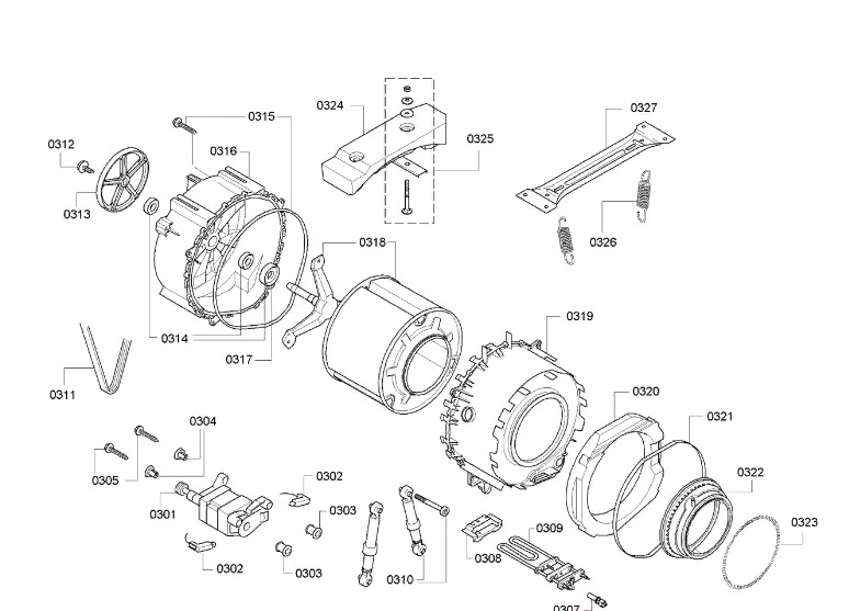 Схема стиральной машины Siemens WM 12Y590