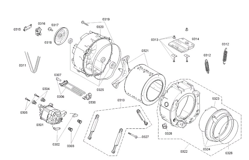 Схема стиральной машины Siemens WM 14S741 OE