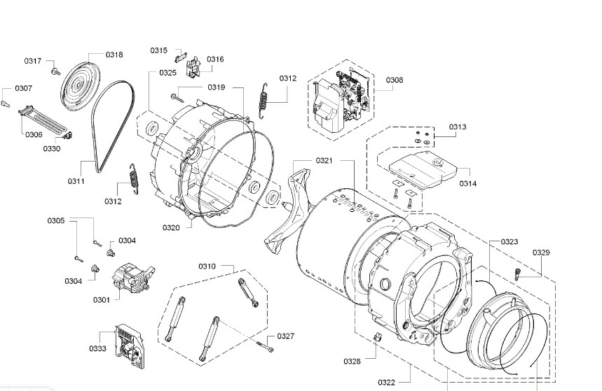 Схема стиральной машины Siemens WM 14Y741