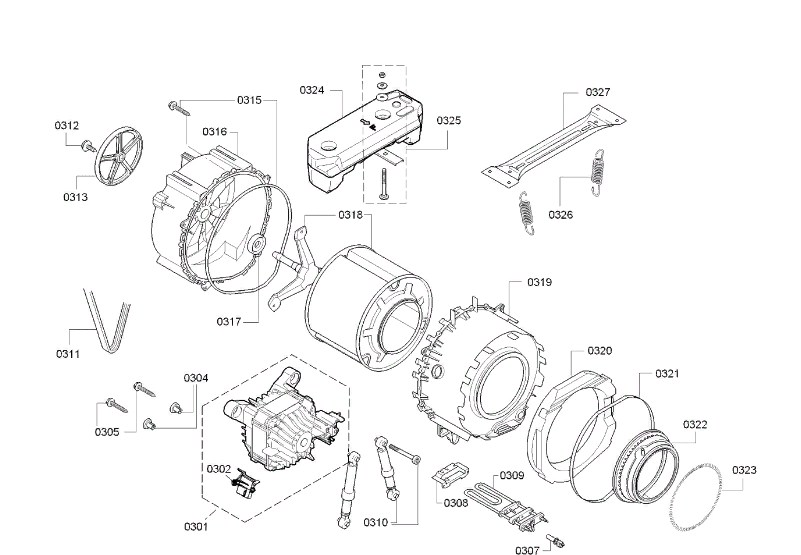 Схема стиральной машины Siemens WM 14Y792