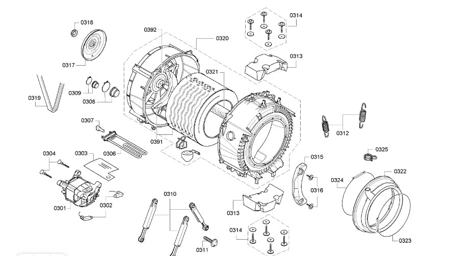 Схема стиральной машины Siemens WM 16S75 S