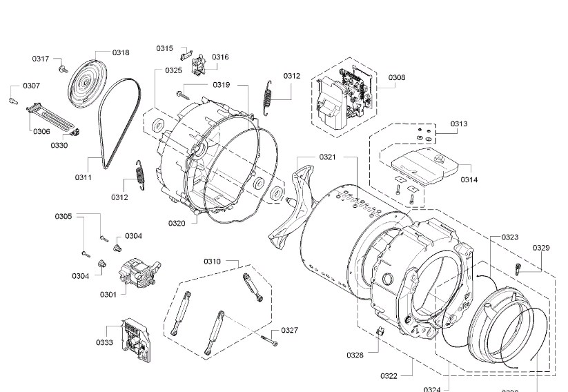 Схема стиральной машины Siemens WM 16Y791