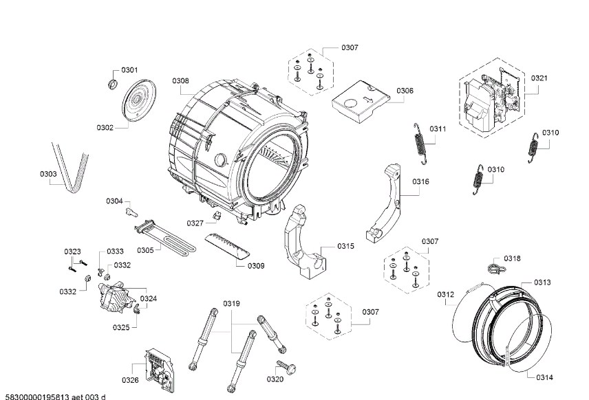 Схема стиральной машины Siemens WM 16Y792