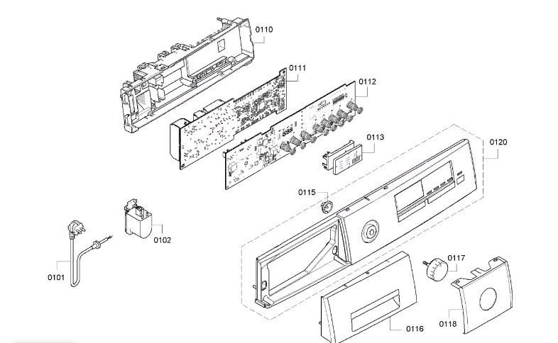 Схема стиральной машины Siemens WM 16Y890 OE