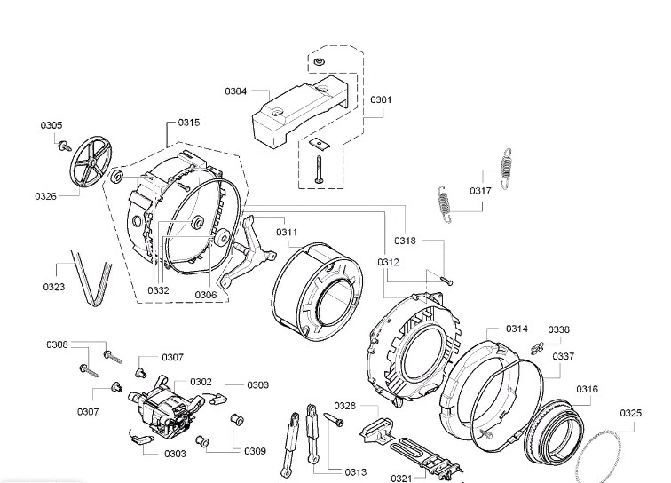 Схема стиральной машины Siemens WS 10O140