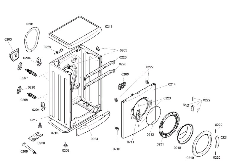 Схема стиральной машины Siemens WS 10X34 AOE
